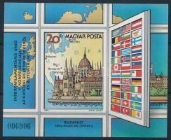 1983 Interparlamentáris unió (I.) vágott blokk (3.200)