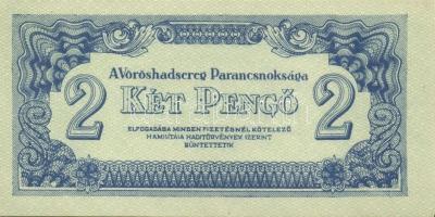 1944. "A Vörös Hadsereg Parancsnoksága" 2P (3x), 5P (3x) T:I,II+