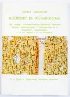 Kertészet és polgárosodás (Az európai szőlészeti-borászati-kertészeti ismeretek oktatása, szaktanácsadása a Georgikonban és a Keszthelyi Uradalomban, a 18. sz. végétől a 19. sz. közepéig). Szerk.: Csoma Zsigmond. Centrál Európa Alapítvány: Budapest, 1997. 366p. Kiadói papírkötésben, új állapot