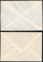 Németország Allierte Besetzung 1945 Segély blokkpár Mi 12 A + B fogazott és vágott, elsőnapi alkalmi...