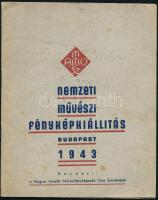 1943 Bp., Nemzeti Művészi Fényképkiállítás képes katalógusa 18p.
