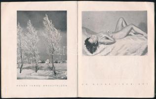 1943 Bp., Nemzeti Művészi Fényképkiállítás képes katalógusa 18p