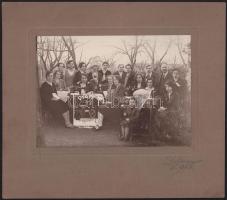 ca 1920 Pfaff varrógép reklám fotó Nagyatádi fényképész fotója, kartonon 25x23 cm