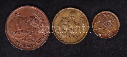 Szerencse /játék/ pénzek "spiel marke fortuna" + "szerencsét hozok 1938" + szere...