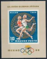 1968 Olimpia V. - Mexikó vágott blokk (4.500)
