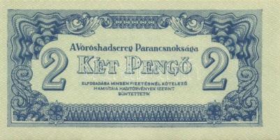 1944. "A Vörös Hadsereg Parancsnoksága" 2P (3x), 5P (3x) T:I,II+