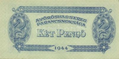 1944. "A Vörös Hadsereg Parancsnoksága" 2P (3x), 5P (3x) T:I,II+