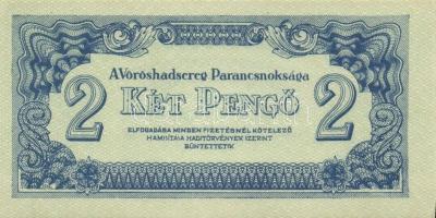 1944. "A Vörös Hadsereg Parancsnoksága" 2P (3x), 5P (3x) T:I,II+