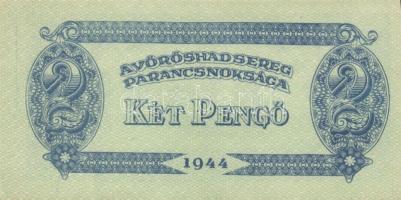 1944. "A Vörös Hadsereg Parancsnoksága" 2P (3x), 5P (3x) T:I,II+