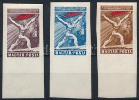 1959 Magyar Tanácsköztársaság ívszéli vágott sor (4.000)