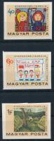 1968 Gyermekbélyegrajz-pályázat vágott sor