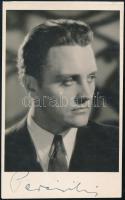 Perényi László (1910-1993) színész saját kézzel aláírt fotólapja