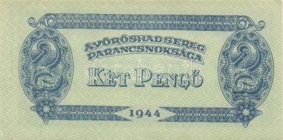 1944. "A Vörös Hadsereg Parancsnoksága" 2P (3x), 5P (3x) T:I,II+