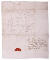 cc. 1800 Cserneki és tarkeői Dessewffy Imre (1767-1832) táblabíró levele sógorának, báró Hellenbach ...