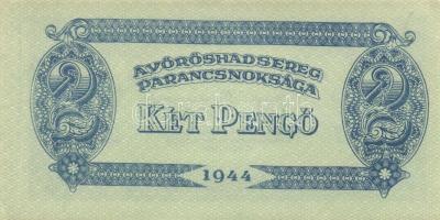 1944. "A Vörös Hadsereg Parancsnoksága" 2P (3x), 5P (3x) T:I,II+
