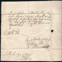 1729. aug. 16. Salánk (Salanki / Shalanky,Ukrajna),
Szilágyi János levele Ilosvay Istvánnak, miszer...