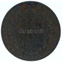 1800B 6kr Cu "I. Ferenc" T:VF patina
Huszár: 2018, Unger III.: 1399.a