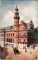 1916 Den Haag, s'-Gravenhage, The Hague; Stadhuis / town hall. Raphael Tuck &amp; Sons' "Oilette" (worn corners)