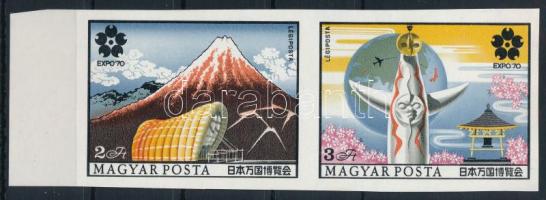 1970 EXPO vágott ívszéli pár (pici ujjlenyomatok / tiny fingerprints)