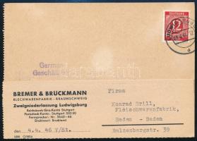 Németország - zónák 1946