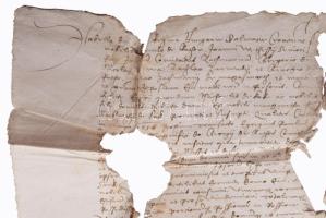 1551. Jagelló Izabella királyné eredeti oklevele Kak Mihály özvegyének, Burián Magdolnának, és Darai...