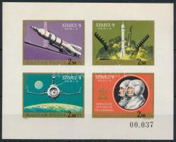 1970 Szojuz-9 vágott blokk (4.000)
