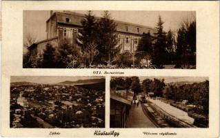 1949 Budapest II. Hűvösvölgy, OTI szanatórium, Villamos végállomás