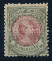 Hollandia 1896 5 Gulden Mi 48 nagyon szép és ritka darab! ritkaság RRR! (Mi EUR 500.-)