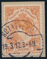 Hollandia 1898/1905 10 Gulden Mi 66 A centrált hibátlan ritkaság! Luxus darab! (Mi EUR 700.-) Certificate: NVPH