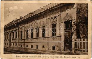 1937 Budapest III. Óbuda, Szent Alajos Háza, Szalézi Intézet. Kiscelli utca 79. (Rb)