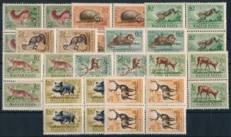 1953 Erdei állatok sor négyestömbökben (24.000)