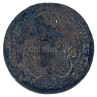 1767. Rézdénár "Mária Terézia / zárt korona" T:VF ph