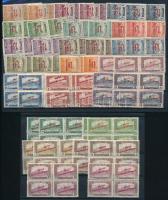 1919 Magyar Tanácsköztársaság I. 8 db sor négyestömbökben (16.000)