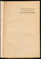 A magyar Szent Korona országainak 1928. évi helységnévtára. I. rész: Csonkamagyarország helységnévtá...