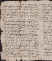 1648. jún. 8. Komlósy Tamás özvegyének, Szepesy Katának rozsályi Kun István ellen Alsókaraszló Kárpá...