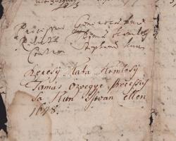 1648. jún. 8. Komlósy Tamás özvegyének, Szepesy Katának rozsályi Kun István ellen Alsókaraszló Kárpá...