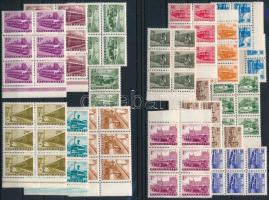 1963 6 db Közlekedés I. sor, javarészt összefüggésekben (6.000)