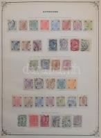 Osztrák és magyar gyűjtemény nagyalakú albumban, sok jó értékű darab, sok beazonosítatlan anyag. Mag...