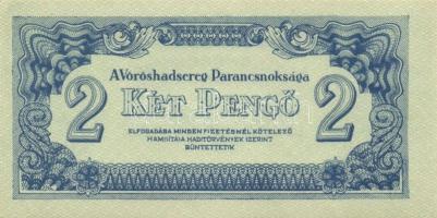 1944. "A Vörös Hadsereg Parancsnoksága" 2P (3x), 5P (3x) T:I,II+
