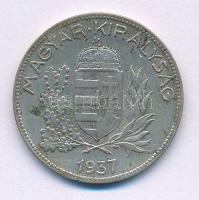 1937. 1P Ag T:XF,VF Adamo P6