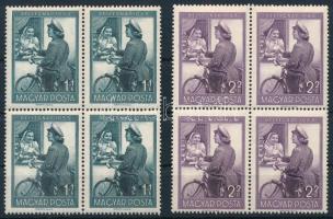 1953 Bélyegnap sor négyestömbökben (6.000)