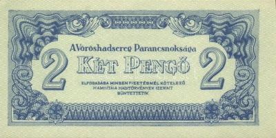 1944. "A Vörös Hadsereg Parancsnoksága" 2P (2x), 5P (2x) T:I,I-