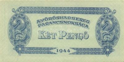 1944. "A Vörös Hadsereg Parancsnoksága" 2P (2x), 5P (2x) T:I,I-
