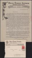 1937 Érdekes levelezés a Szegedi- és Pécsi Szabadtéri Játékokkal kapcsolatban. Janovics Jenő (1872-1...