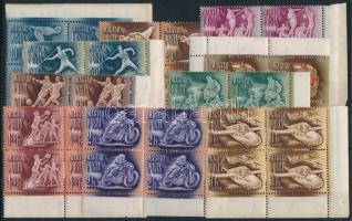 1950 Sport sor négyestömbökben, közte sok ívsarki (23.200)
