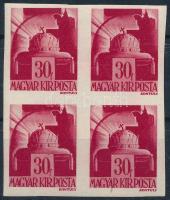 1943 Hadvezérek 30f vágott négyestömb (4.000)