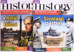 A BBC History magazin 12db lapszáma a 2012-2017 közötti időszakból + a Múlt-kor Történelmi Magazin 2...
