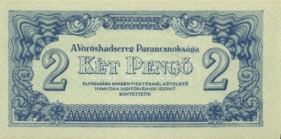 1944. "A Vörös Hadsereg Parancsnoksága" 2P (2x), 5P (2x) T:I,I-