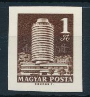 1969 Az 1964. Közlekedés II. kiegészítő értéke vágott bélyeg