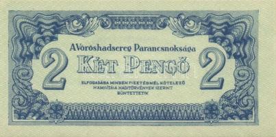 1944. "A Vörös Hadsereg Parancsnoksága" 2P (2x), 5P (2x) T:I,I-